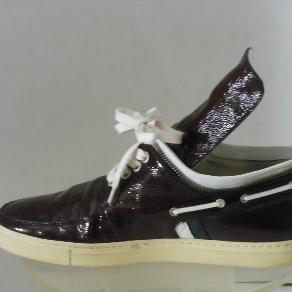 CREATIVITY RECREATION BURGUNDY LEATHER SHOES SIZE - Picture 4 of 5